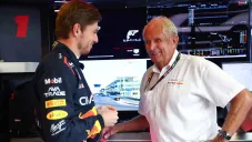 Max Verstappen y Helmut Marko