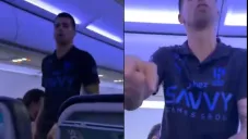 Cancelo protagonizó un bochornoso momento en un vuelo