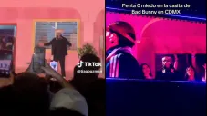 Penta Zero Miedo estuvo en el concierto de Bad Bunny