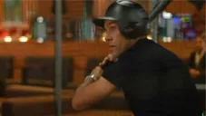 Zamogilny probó suerte en unas jaulas de bateo