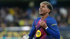 Yamal responde a Pere Milla y prende el Derbi