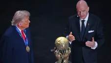 Donald Trump y Gianni Infantino en el Sorteo de la Copa del Mundo