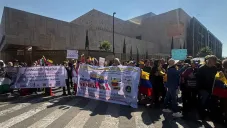Venezolanos protestan en CDMX tras detención de Nicolás Maduro