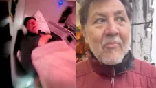 Fernández Noroña es captado durmiendo en vuelo Premier de Roma a la CDMX