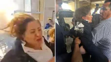 La integrante del Partido Nacional fue llevada de inmediato al hospital.
