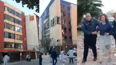 El siniestro ocurrió en el tercer nivel de un edificio.