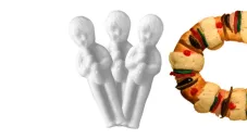 El colectivo “Con Causa” está recolectando los Niños Dios de plástico.