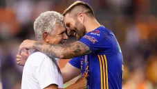 ¡Reencuentro de leyendas! Gignac y Tuca Ferreti comparten emotivo momento previo a partido ante San Luis