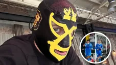 Piqué, con máscara de luchador, y el Madrid