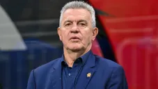 Javier Aguirre durante partido del MEXTOUR