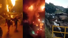 Las autoridades no reportan daños a terceros pese a que había viviendas en la zona.