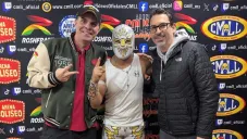 Christian Martinoli estuvo presente en una función del Consejo Mundial de Lucha Libre