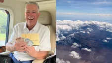 El dueño de TV Azteca presume que estaba viajando con rumbo al Caribe.