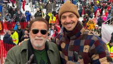 Zlatan Ibrahimovich y Schwarzenegger