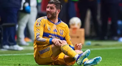 ¡Aficionado lo golpea!