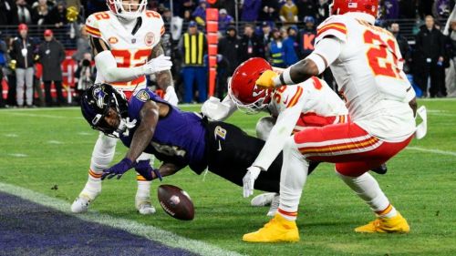 NFL se burla de Zay Flowers, receptor de Baltimore Ravens, por su error vs Chiefs