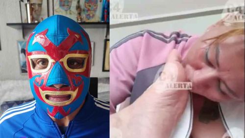 Expareja de Dos Caras asegura que el luchador la golpeaba y la obligaba a besarle los pies