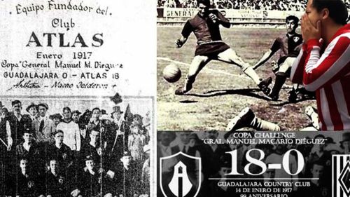 El día que Atlas humilló 18-0 a Chivas en el Clásico Tapatío
