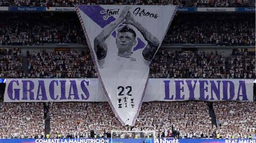 Real Madrid le dice adiós a Toni Kroos con emotiva despedida en el Santiago Bernabéu