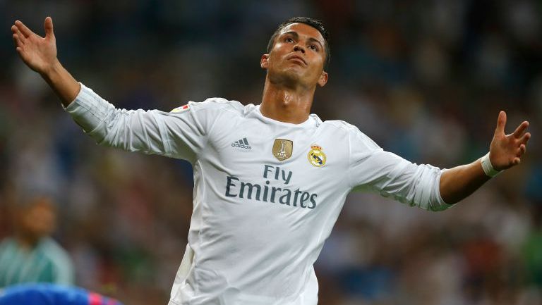 Cristiano Ronaldo lamenta una falla frente a la portería