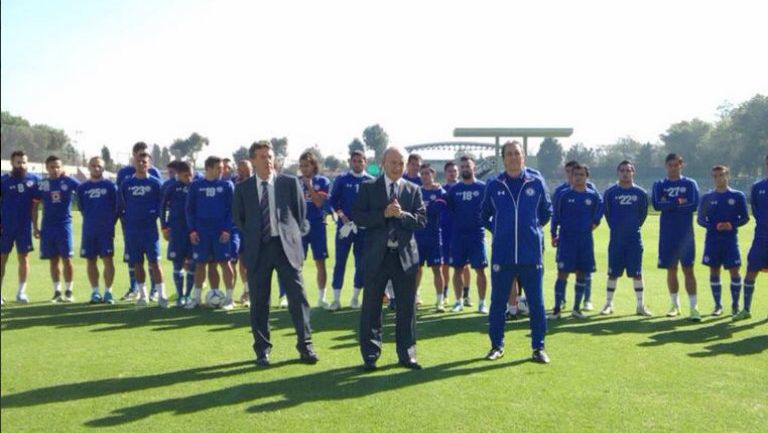 Presentación de Tomás Boy en Cruz Azul