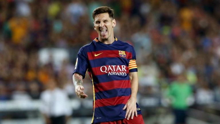 Messi, en un juego del Barcelona