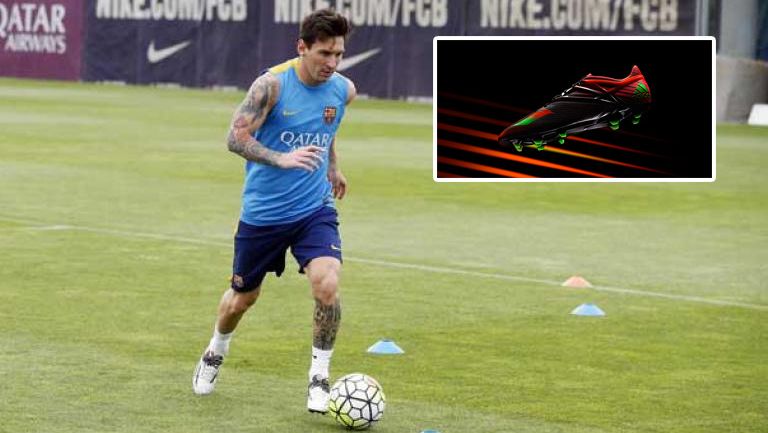 Messi podría estrenar estos zapatos en el Súper Clásico