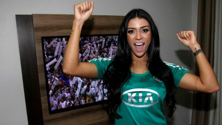 Cintia Vallentim, emocionada por el triunfo del Palmeiras