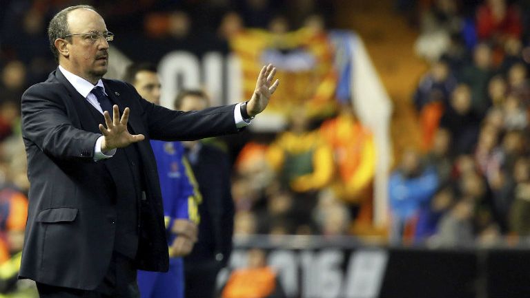 Rafa Benítez pide calma a su equipo en Mestalla