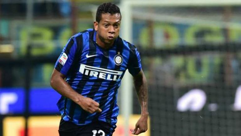 Fredy Guarín en un partido del Inter de Milán