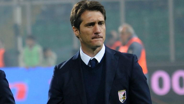 Schelotto durante su estancia con el Palermo