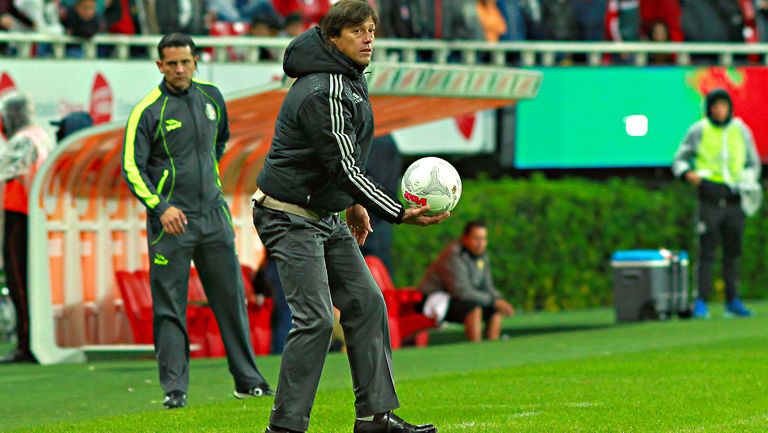 Almeyda durante el partido de Copa MX contra Dorados