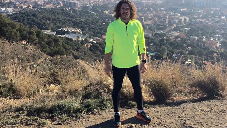 Puyol comparte su entrenamiento en Twitter