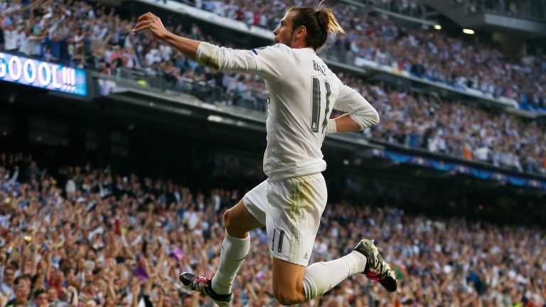 Bale celebra el gol del Real Madrid