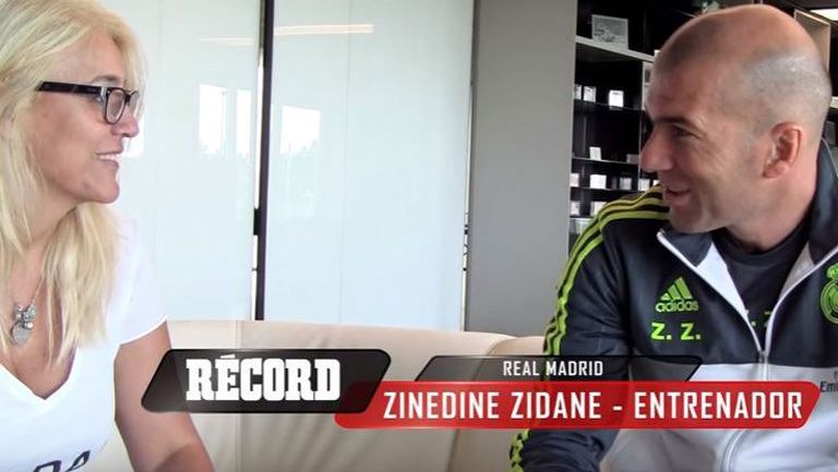 Zidane, en entrevista con RÉCORD