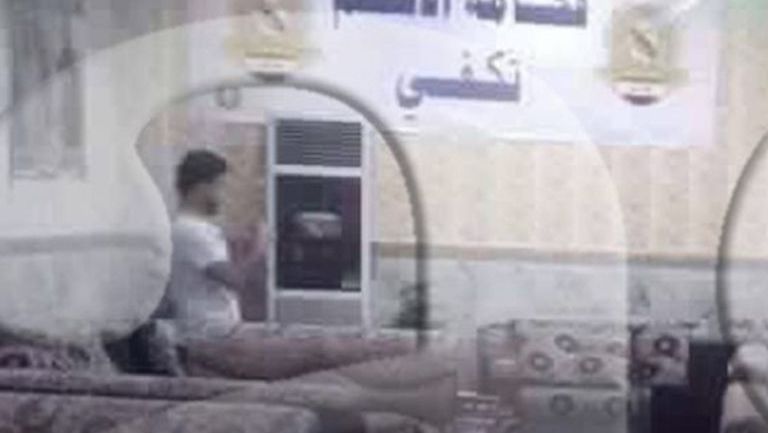 Foto del atentado terrorista a peña del Madrid en Irak