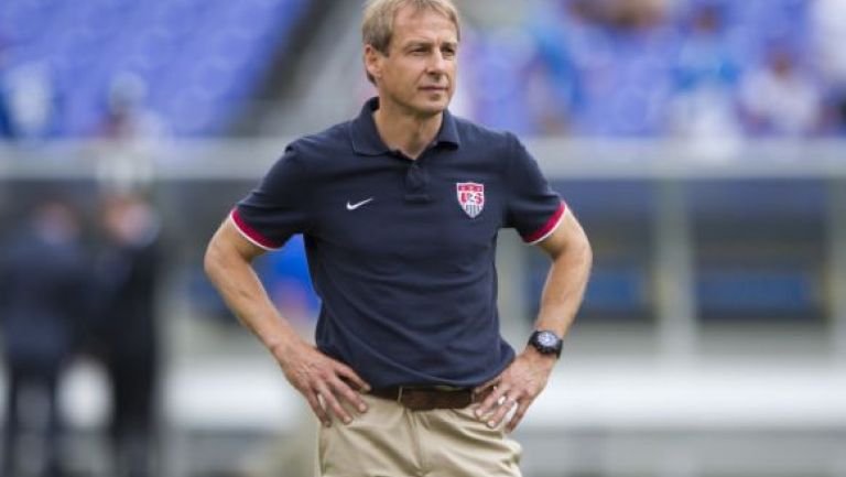 Klinsmann, durante un juego del representativo estadounidense