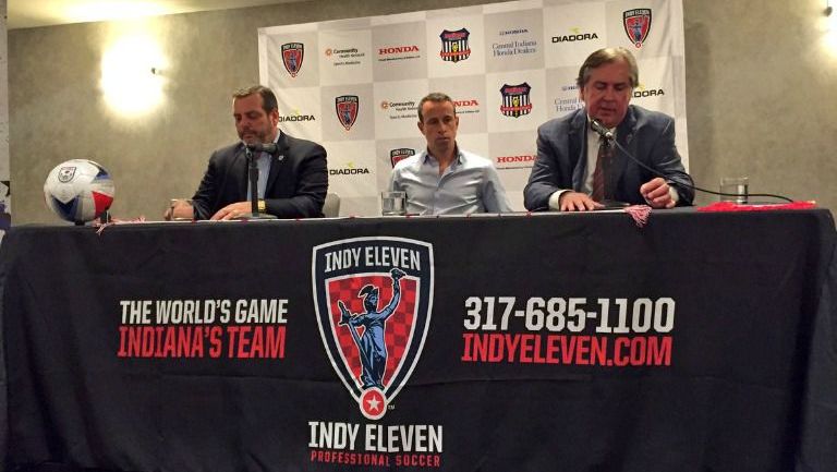 Gerardo Torrado es presentado con el Indy Eleven, equipo de la NASL