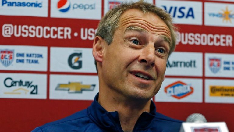 Jürgen Klinsmann durante una conferencia de prensa