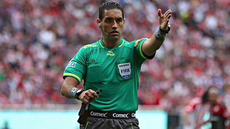 García Orozco, en un partido de la Liga MX