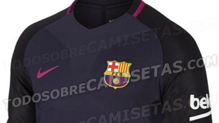 Así luciría la camiseta de visitante del Barcelona