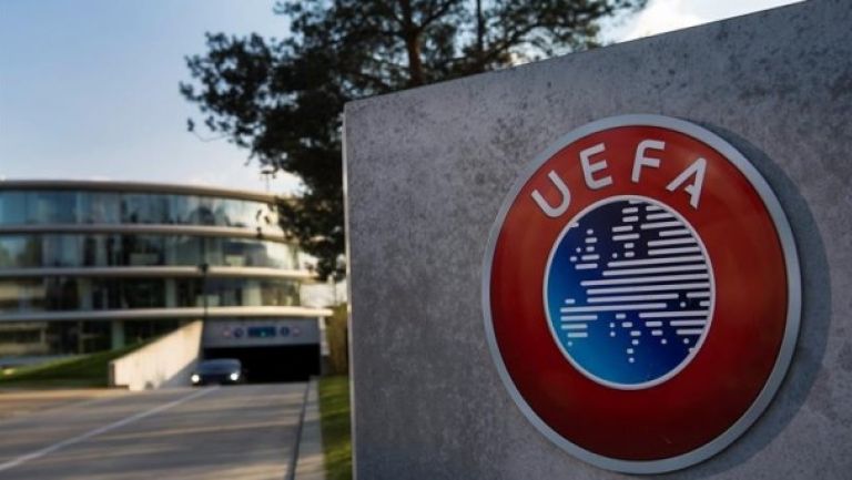 Vista exterior de la sede de la UEFA