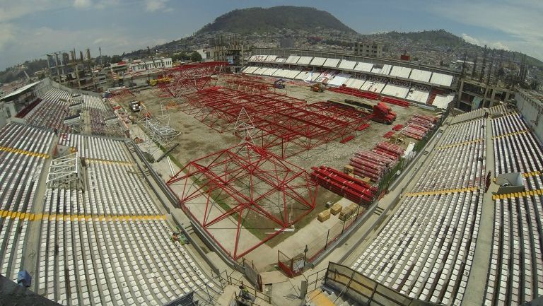 Panorámica del Nemesio Díez mientras es remodelado