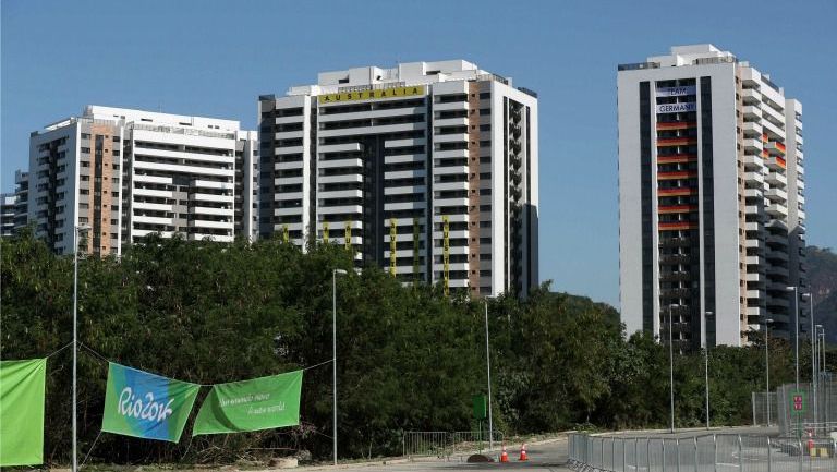 Vista de los apartamentos de la Villa Olímpica en Río 2016