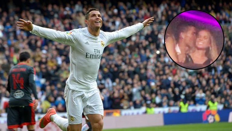 Cristiano Ronaldo festeja una tanto con el Real Madrid