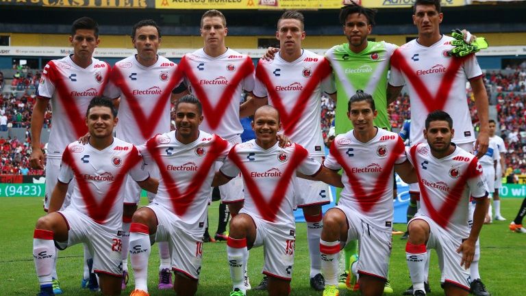 Once inicial de los Tiburones Rojos frente a Atlas en Liga MX