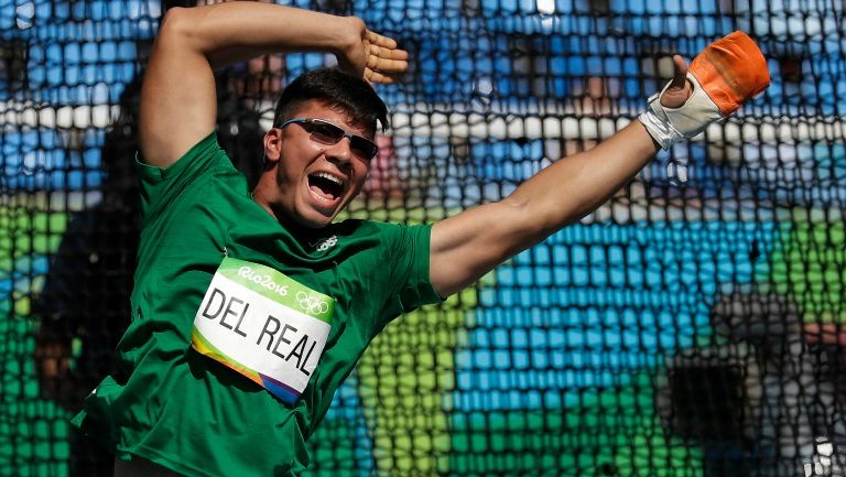 Diego Del Real realiza un lanzamiento en los JO de Río