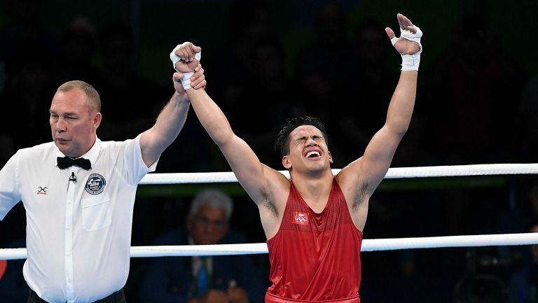 Misael Rodríguez tras ganar su combate