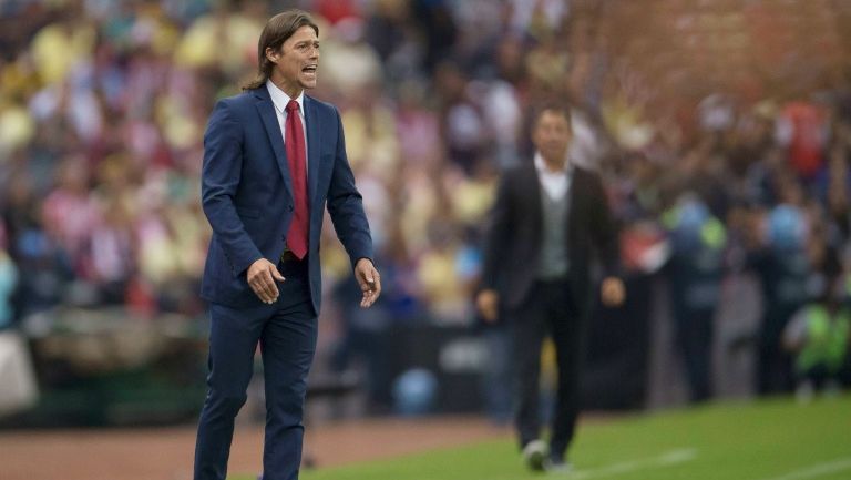 Matías Almeyda en el Clásico contra América