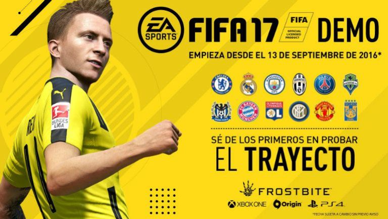 Promocional del demo de FIFA 17